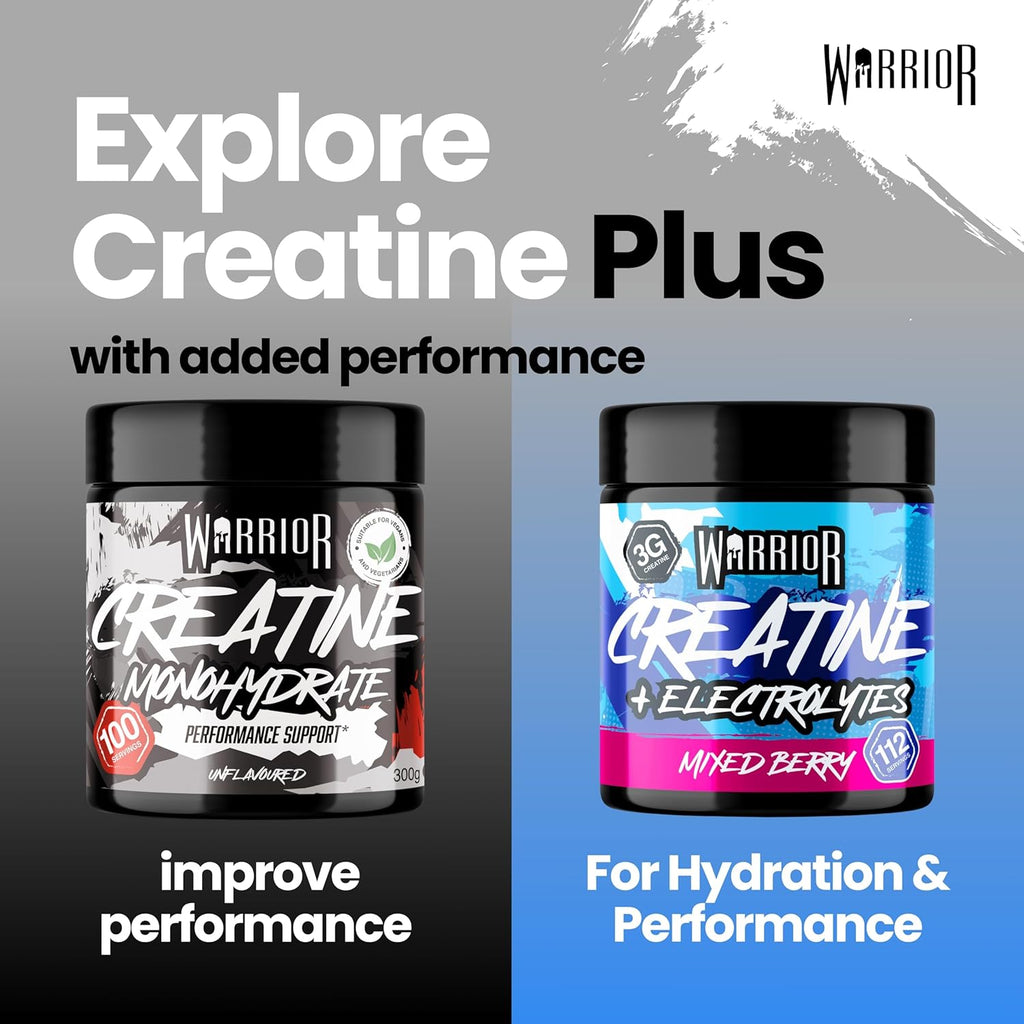 Creatine Monohydrate + Electrolytes 360G (112 Servings) – Creatine & Electrolyte Powder Drink – Micronised Creatine Powder for Strength, Performance & Hydration – Mixed Berry