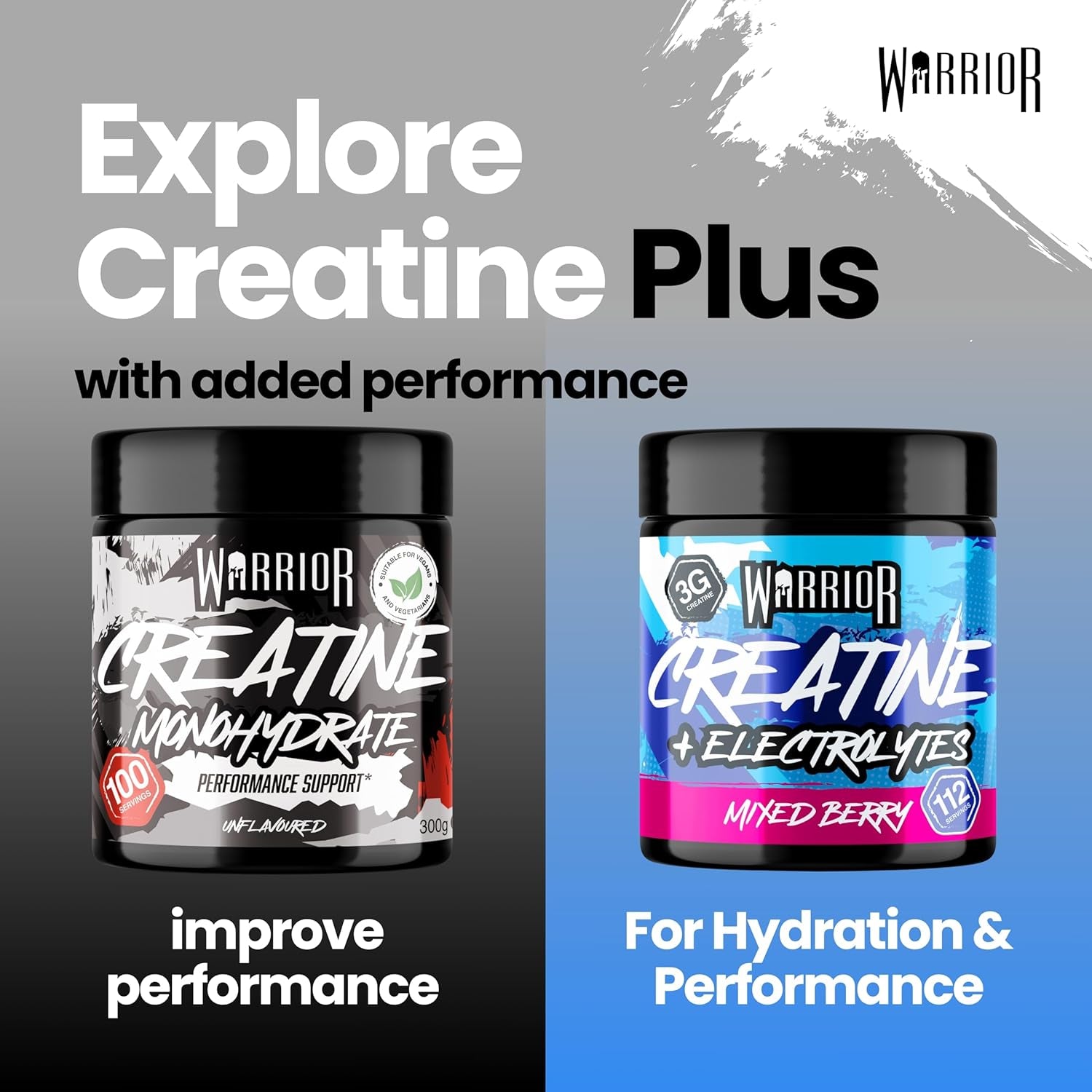 Creatine Monohydrate + Electrolytes 360G (112 Servings) – Creatine & Electrolyte Powder Drink – Micronised Creatine Powder for Strength, Performance & Hydration – Mixed Berry
