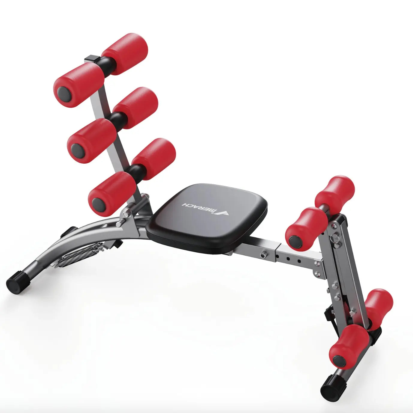 Merach Adjustable Weight Bench, Multi-Functional Full-Body Dumbbell Workouts, 300Lbs Capacity Triangular Structure, Ergonomic Padded Backrest, Exercise Machine for Home Gym Strength Training Summervibes