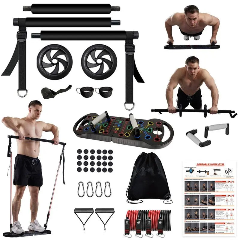 HOTWAVE Push up Board Fitness,Professional Strength Training Equipment for Chest, Shoulders, Back & Triceps, Portable Workout Station with Non-Slip Handles Home Exercise Machine Arm Exerciser