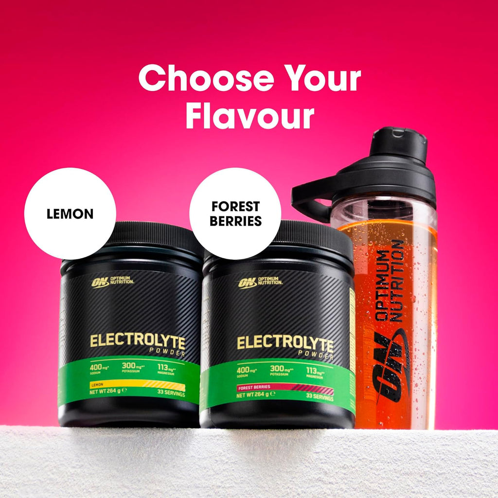 Electrolyte Powder, Forest Berries Ready-To-Mix Formula, Sodium Magnesium Potassium Food Supplement for Workouts and Intense Training, 264 G, 33 Servings