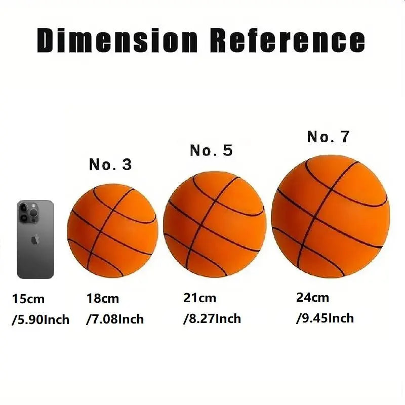 Quiet Indoor Basketball Set, Noise-Free Rebound Ball & Hoop, Noiseless Rebound Ball and Hoop for Silent Indoor Play