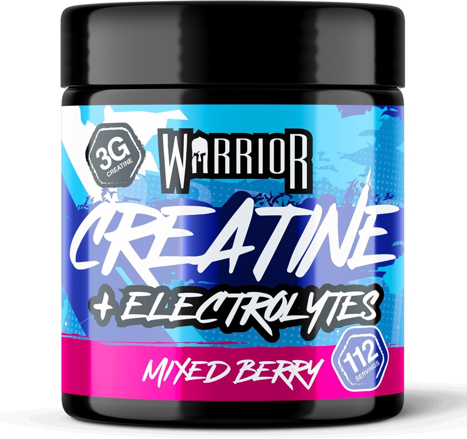 Creatine Monohydrate + Electrolytes 360G (112 Servings) – Creatine & Electrolyte Powder Drink – Micronised Creatine Powder for Strength, Performance & Hydration – Mixed Berry