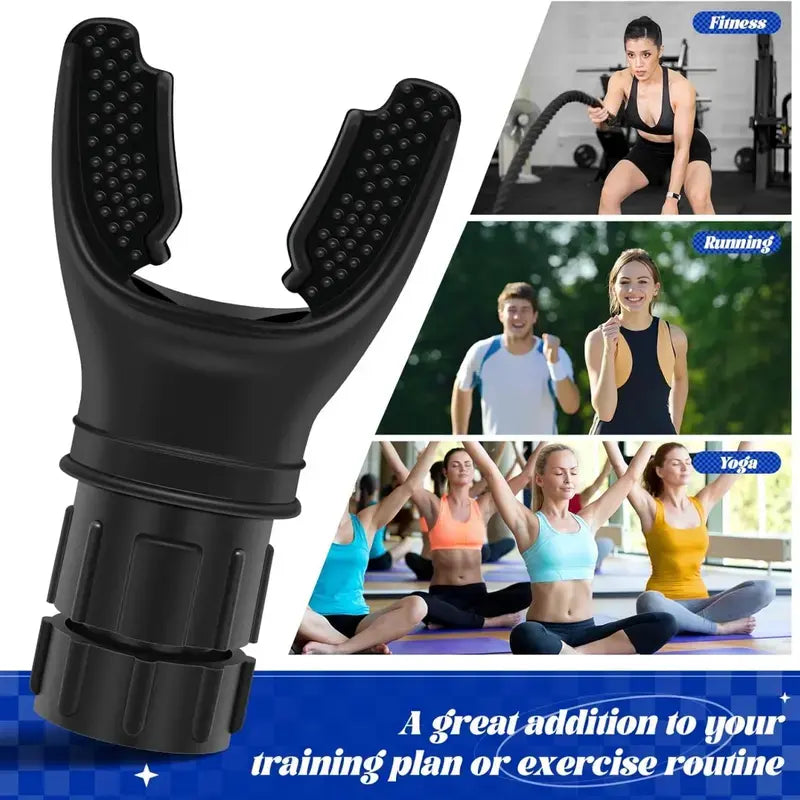 Adjustable Resistance Breathing Trainer Portable Lung Exercise Tool for Enhanced Strength & Endurance Lightweight Easy to Clean